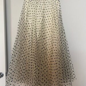 Elegant Polka Dot Skirt